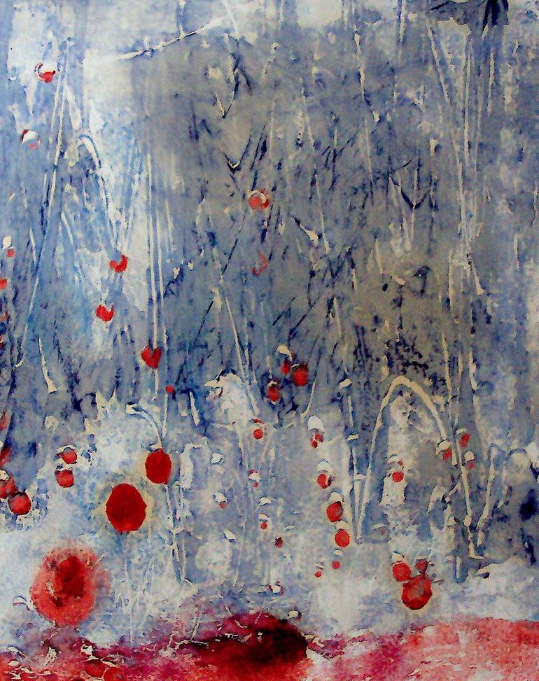 Original Abstract Expressionism Abstract Painting by Teresa Tanner