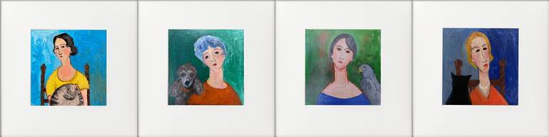 Original Expressionism Portrait Paintings by Teresa Tanner