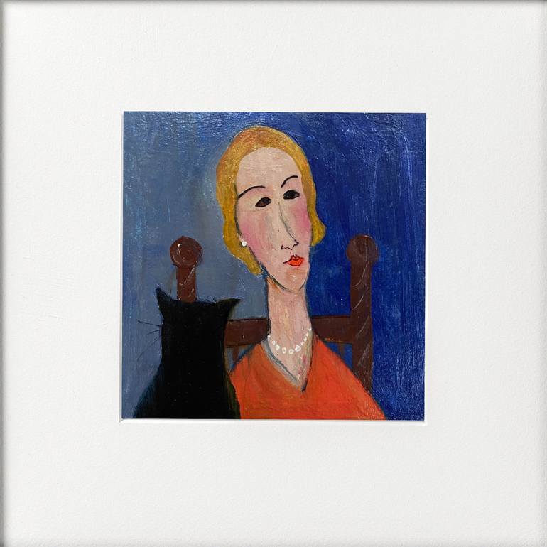 Original Expressionism People Painting by Teresa Tanner