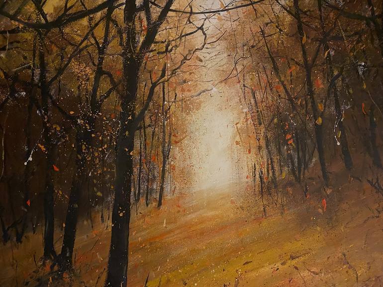 Original Abstract Seasons Painting by Teresa Tanner