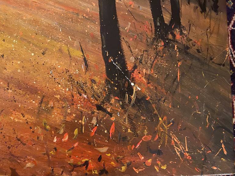Original Abstract Seasons Painting by Teresa Tanner