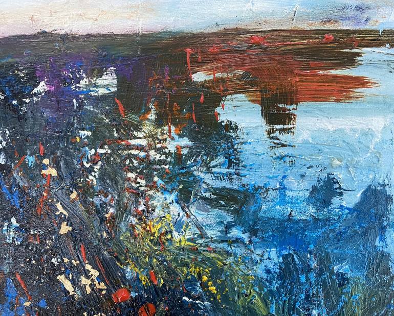 Original Abstract Landscape Painting by Teresa Tanner