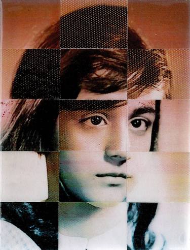 Original Portrait Collage by Samin Ahmadzadeh