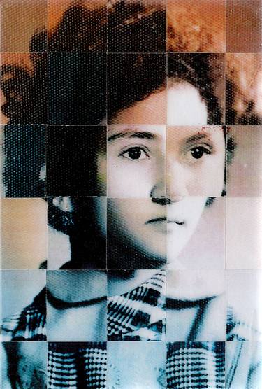Original Portrait Collage by Samin Ahmadzadeh