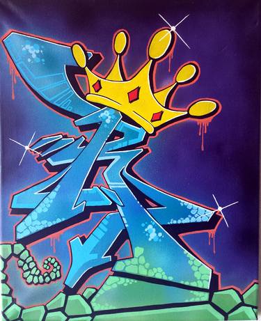 Original Graffiti Painting by Mike Fox