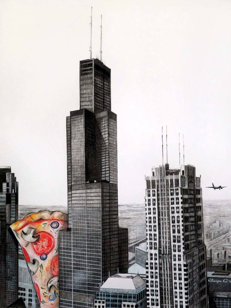 willis tower sketch