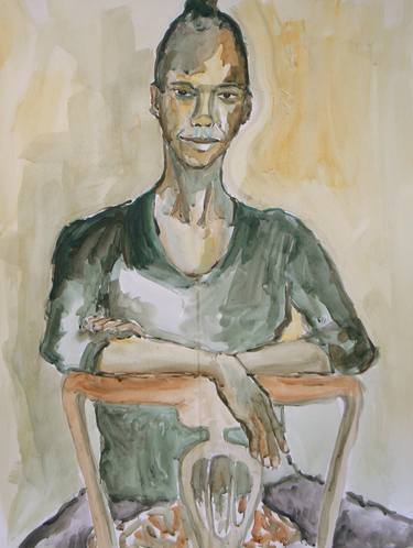 Original Figurative People Paintings by Ellen Stoeltie