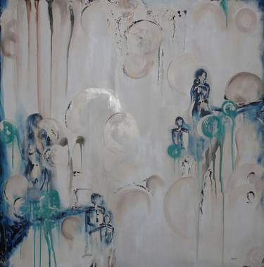 Original Abstract Expressionism Abstract Paintings by Katia Cattaneo