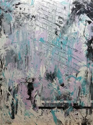 Original Abstract Expressionism Abstract Paintings by Gina Battle