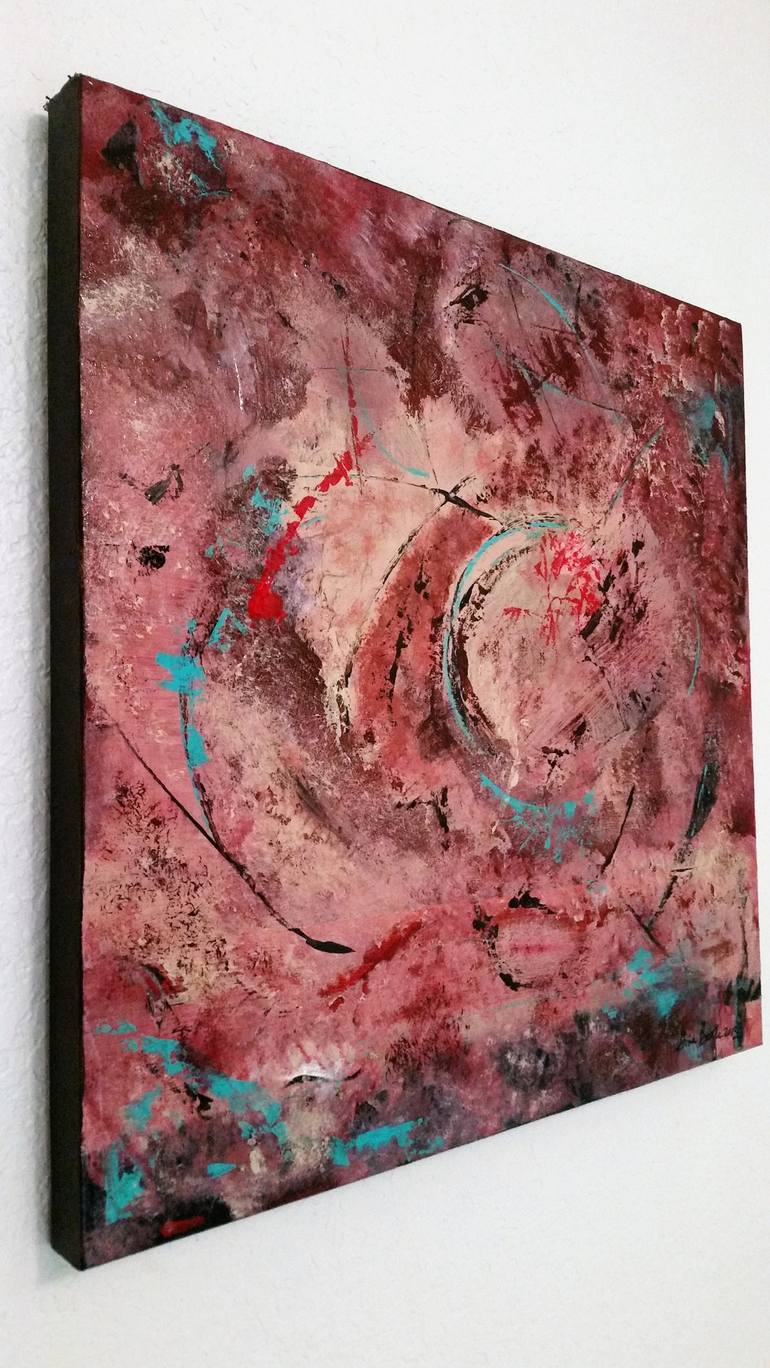 Original Abstract Expressionism Abstract Painting by Gina Battle