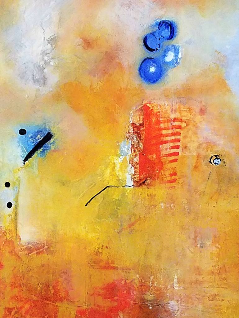 Original Abstract Expressionism Abstract Painting by Gina Battle