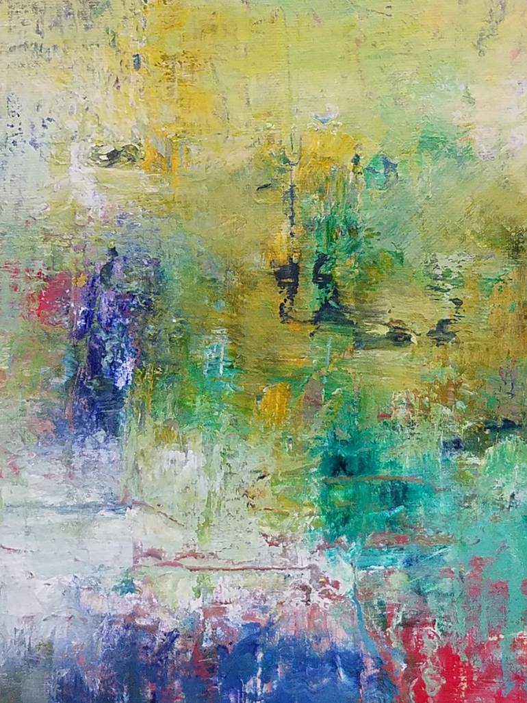 Original Abstract Expressionism Abstract Painting by Gina Battle