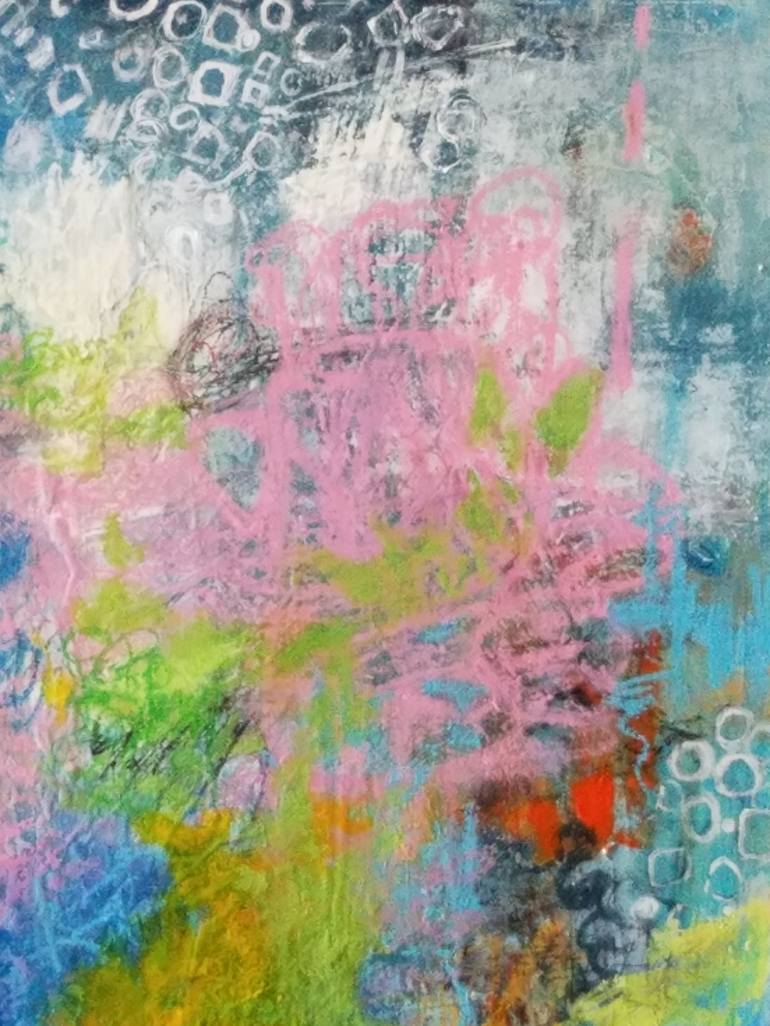 Original Abstract Expressionism Abstract Painting by Gina Battle