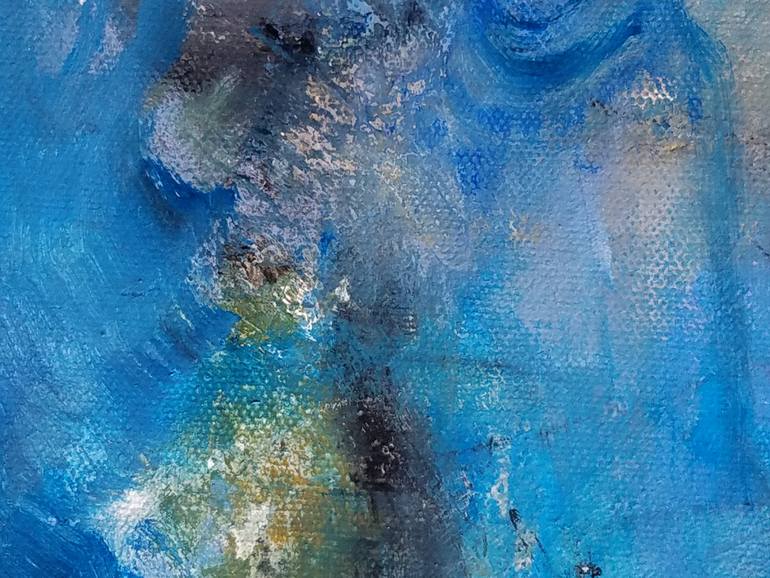 Original Abstract Expressionism Abstract Painting by Gina Battle