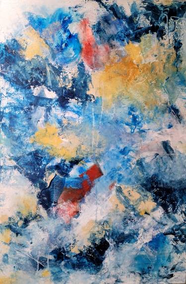 Original Abstract Expressionism Abstract Paintings by Gina Battle