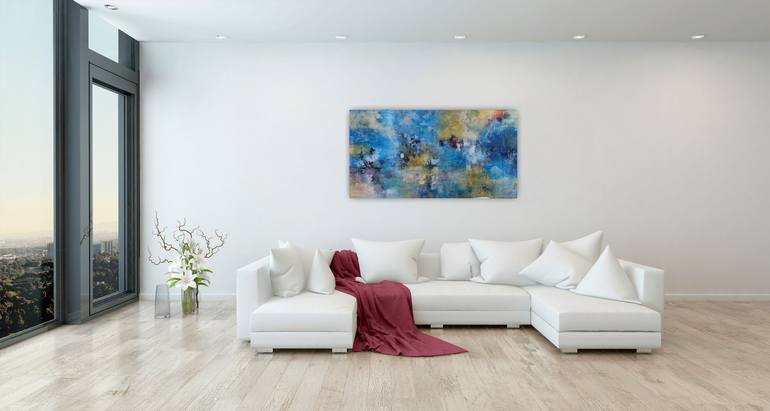 Original Abstract Expressionism Abstract Painting by Gina Battle