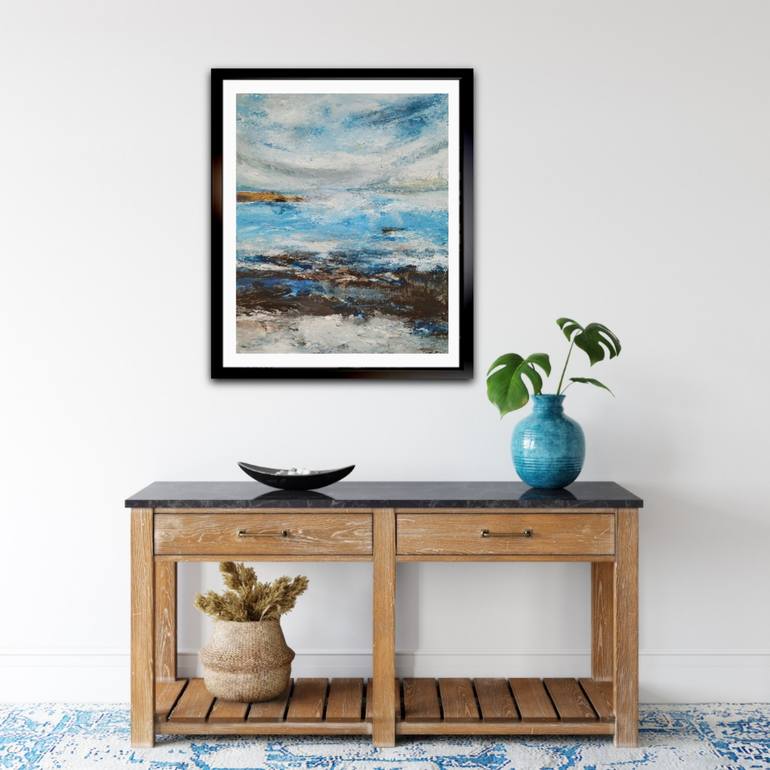 Original Abstract Landscape Painting by Gina Battle