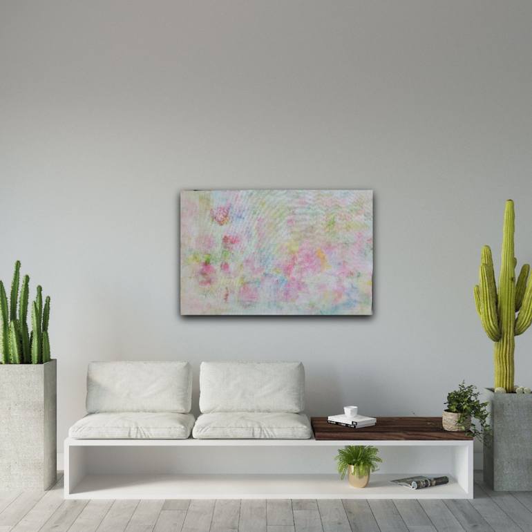 Original Abstract Floral Painting by Gina Battle