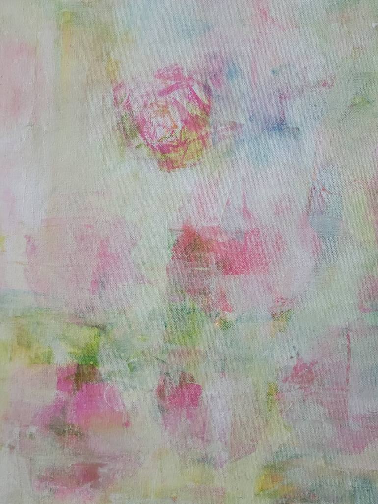 Original Abstract Floral Painting by Gina Battle