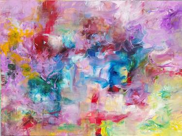 Original Abstract Expressionism Abstract Paintings by Gina Battle