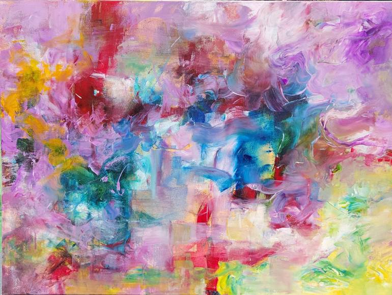 Here and Now Painting by Gina Battle | Saatchi Art