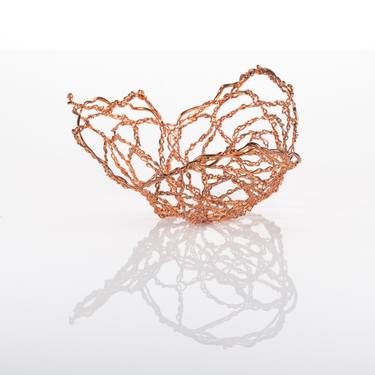 Saatchi Art Artist Susan Freda; Sculpture, “Copper Chains Vessel” #art