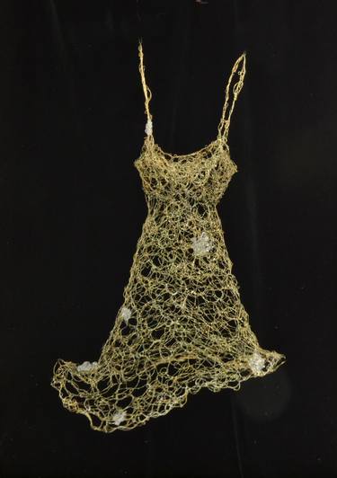 Auri Ptilo (gold feather) Wire Dress thumb