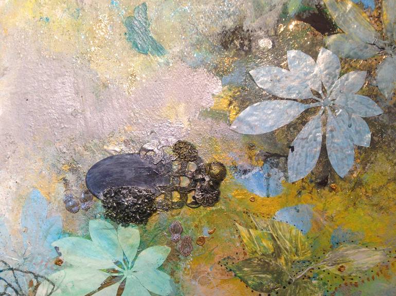 Original Abstract Nature Collage by Susan Freda
