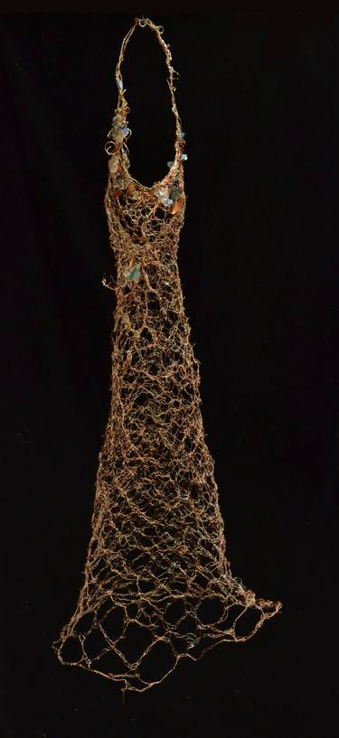 Cupre Vinea (Copper Vine) Sculptural Dress thumb