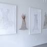 Woven copper and steel wire dress sculpture with resin, cast glass and metal powders.