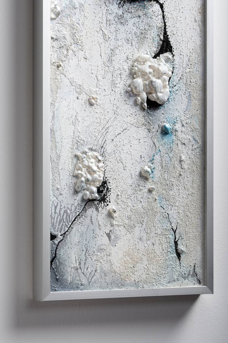 Original Abstract Expressionism Abstract Collage by Susan Freda