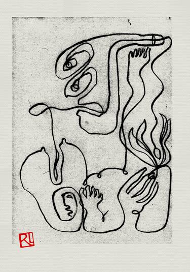 Original Surrealism Erotic Drawings by razvan luscov