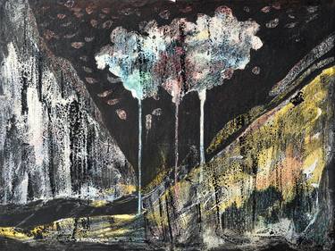 Original Expressionism Places Drawings by Mariana Ionita