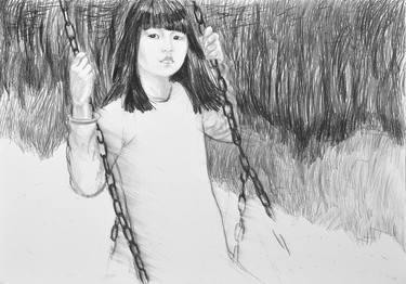 Original Figurative Children Drawings by Mariana Ionita