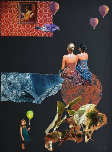 Original Figurative People Collage by Mariana Ionita