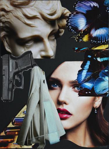 Original Figurative Culture Collage by Mariana Ionita