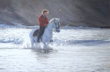 Original Beach Paintings by Nicholas St John Rosse