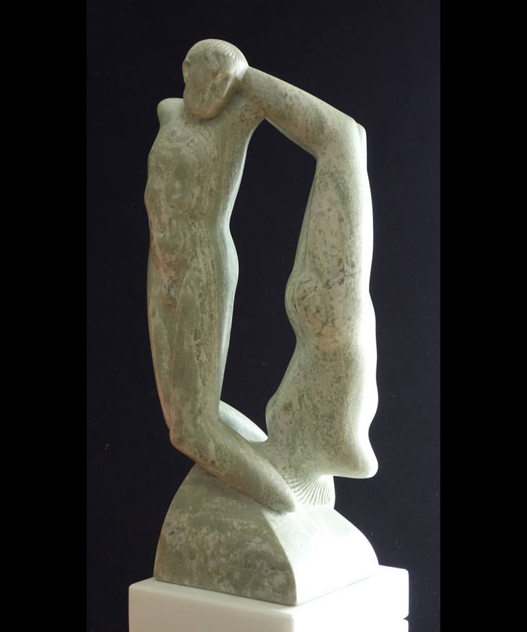 Original Abstract People Sculpture by Vasily Fedorouk