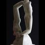The idea of a romantic love that lasts forever is what inspired Vasily to create the stone carving "Infinity."  This sculpture is carved from Swedish marble and is a lovely soft, warm light-to mid-tone green.  It is exquisite in the seemingly simple lines of the figure.  Vasily's work is elegant and shows a pure love.