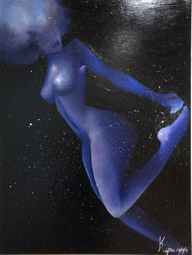 Print of Outer Space Paintings by Kara D'Vou