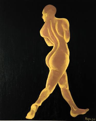 Original Nude Painting by Kara D'Vou