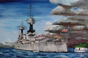 Print of Fine Art Ship Paintings by Aaron Burks