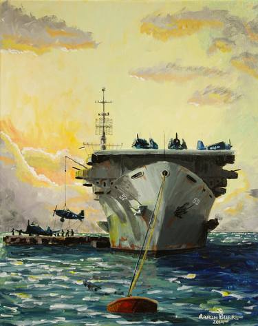 Print of Fine Art Ship Paintings by Aaron Burks