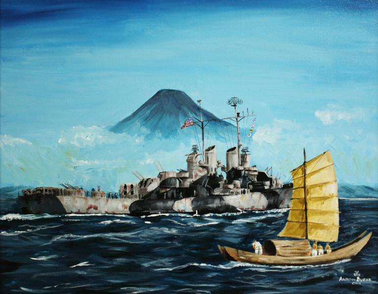 風景画 アメリカ 西海岸 版画 ヨットハーバー 夕景 海 絵画 紫