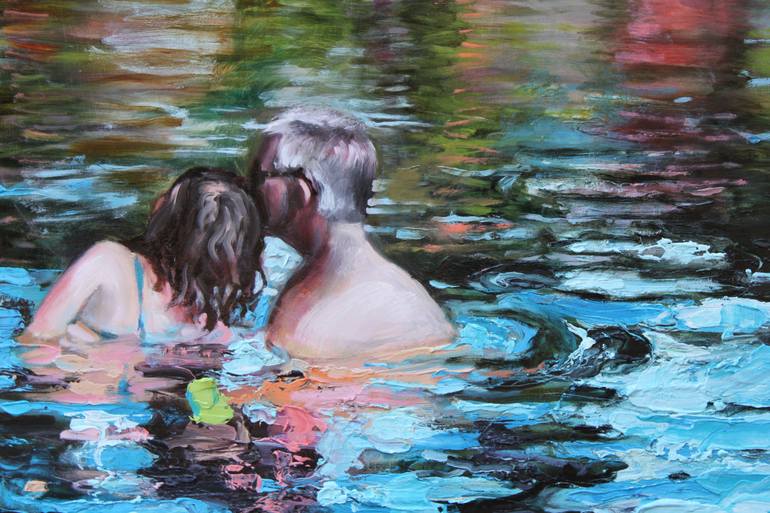 Original Figurative Landscape Painting by Cath Hughes