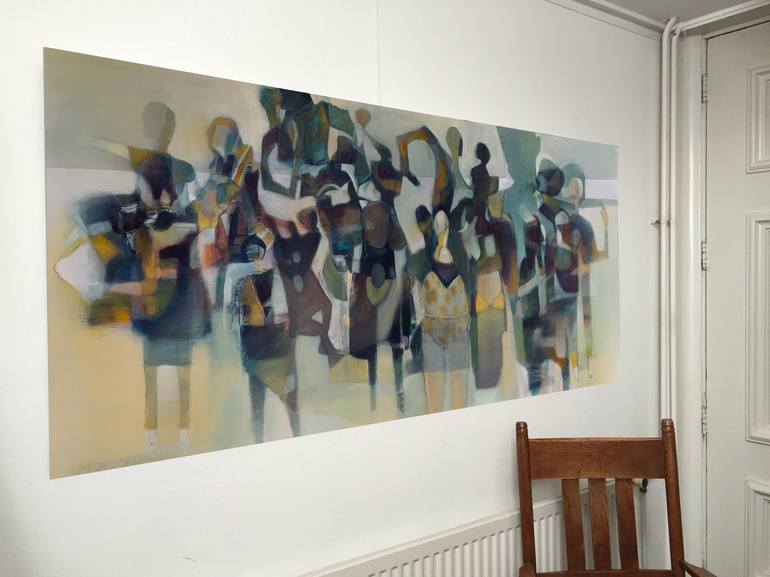 Original Impressionism Women Painting by Max De Winter