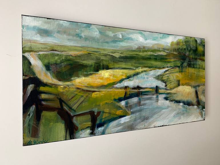 Original Abstract Landscape Painting by Max De Winter