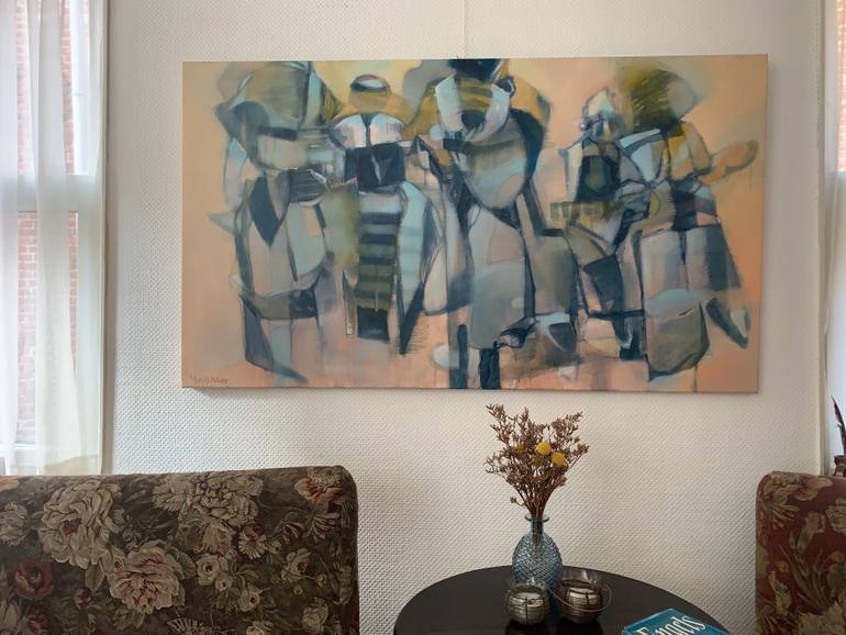 Original Figurative Family Painting by Max De Winter