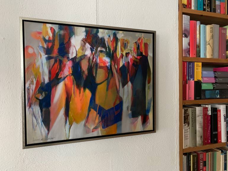 Original Abstract Expressionism Abstract Painting by Max De Winter