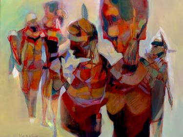 Original Documentary Women Paintings by Max De Winter